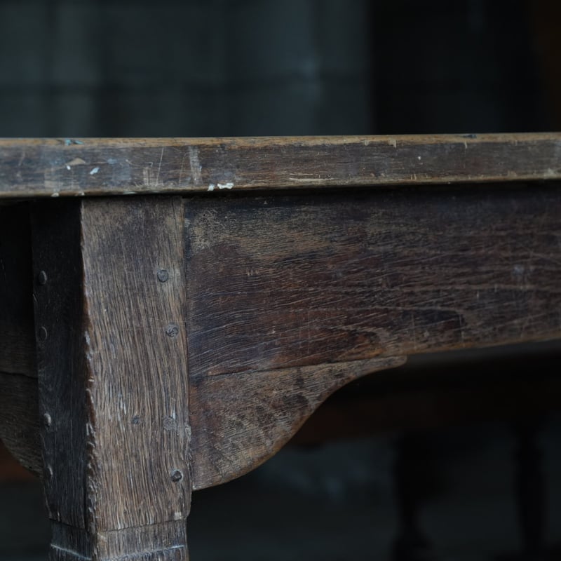 無垢材の大きなロングテーブル / 1800年代・フランス | gallery yaichi