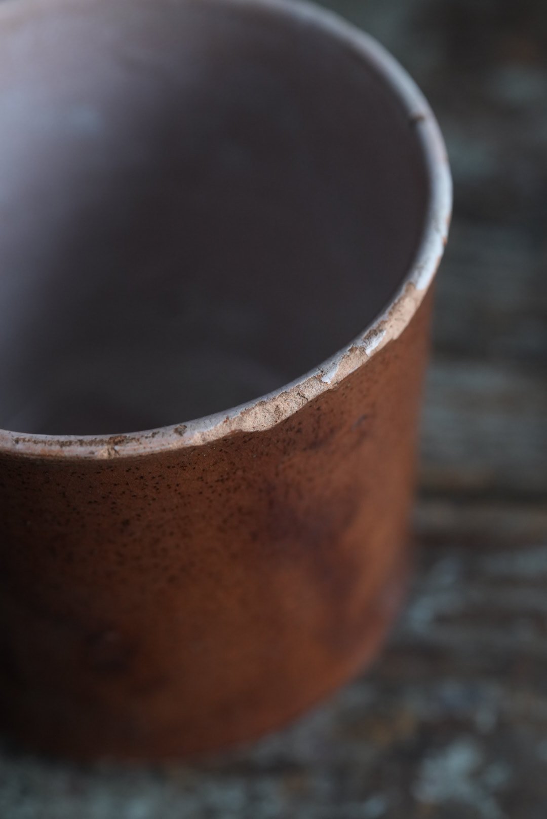 19世紀 古いCul Noir キュノワール マグカップ / 1800年代・フランス