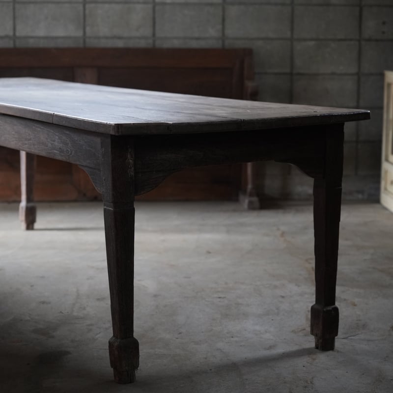 無垢材の大きなロングテーブル / 1800年代・フランス | gallery
