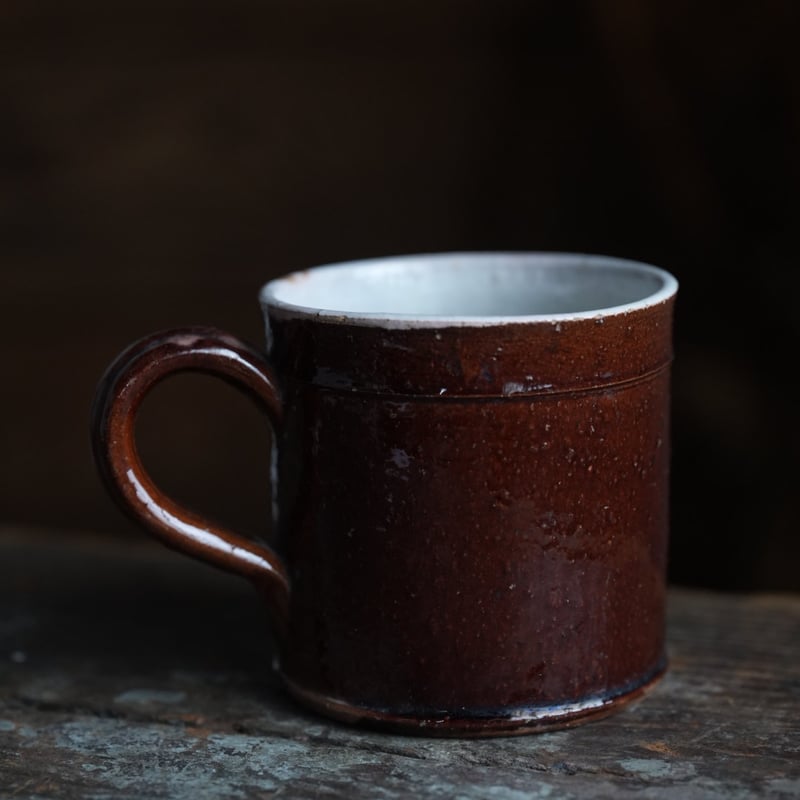 19世紀 古いCul Noir キュノワール マグカップ / 1800年代・フランス