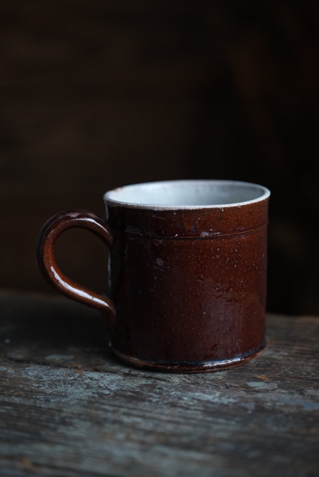 19世紀 古いCul Noir キュノワール マグカップ / 1800年代・フランス