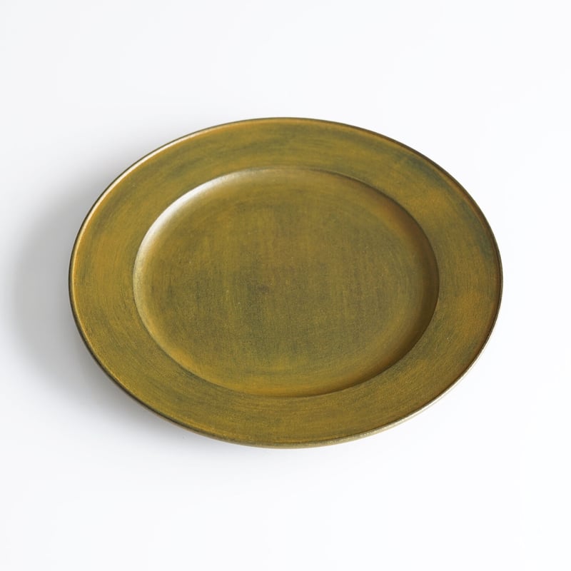 色漆リム皿_黄 / 富井貴志 | gallery yaichi