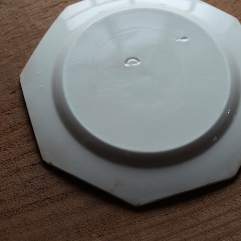 l*u様 1800-1820年頃 初期モントロー ファイアンスフィーヌ オクトゴ Creil et Montereau 古いクレイユモントロー窯 ファイアンス