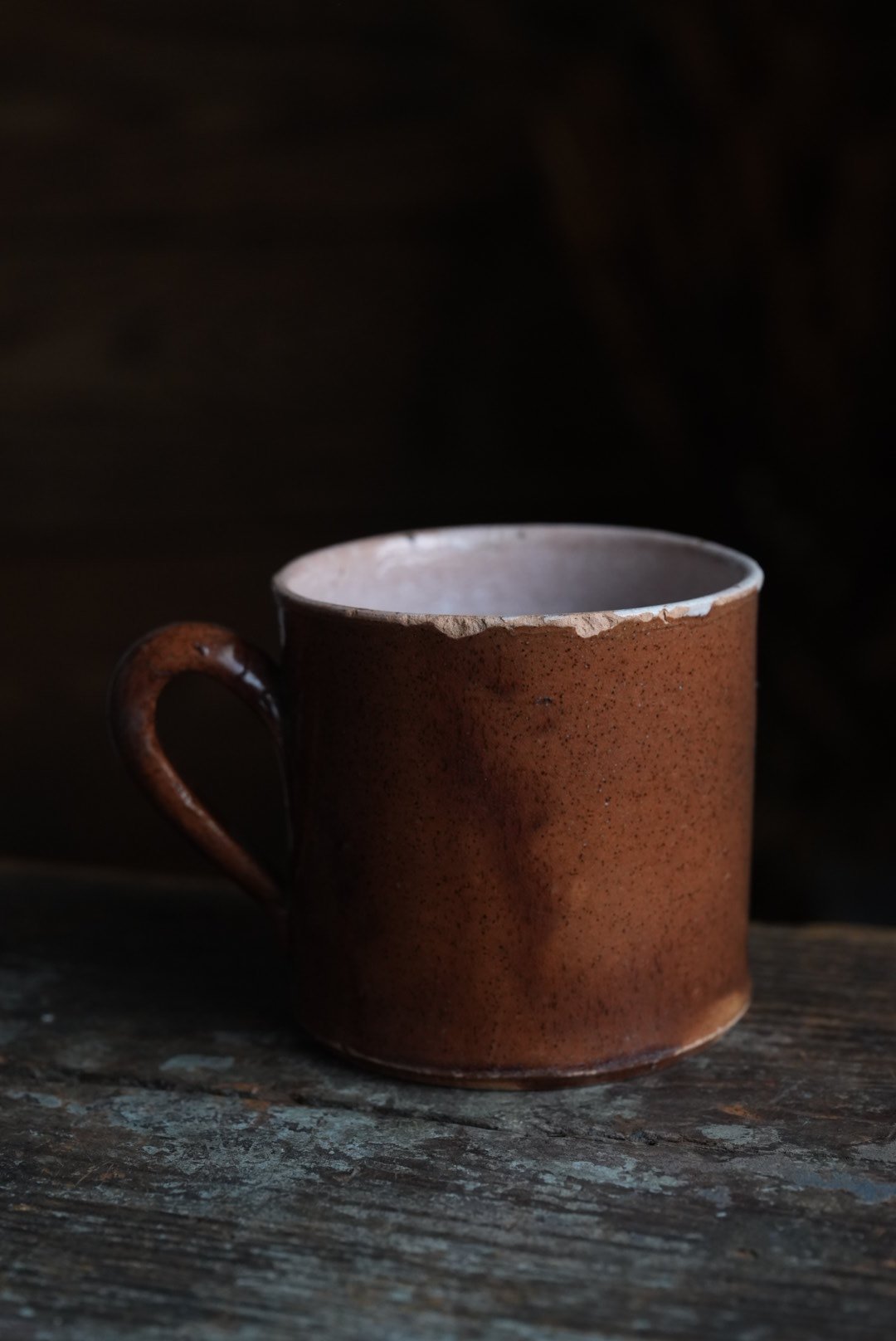 19世紀 古いCul Noir キュノワール マグカップ / 1800年代・フランス