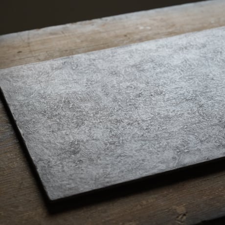 【未使用】杉田明彦 スレート皿 2枚セット gallery yaichi | permanent artist | 杉田明彦 > スレート皿