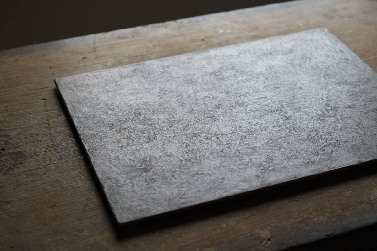 杉田明彦　スレート折敷　2点 杉田明彦 スレート折敷 2点 - メルカリ