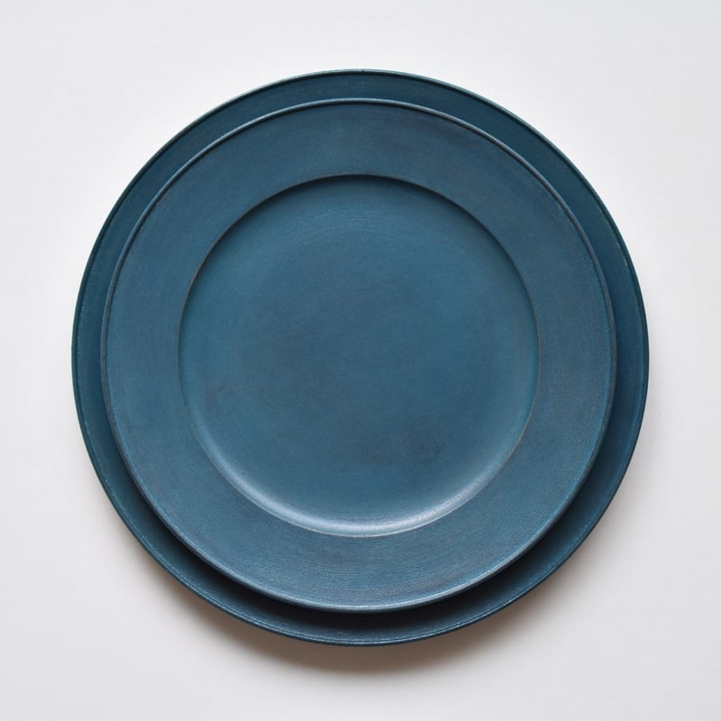 色漆リム皿_青 / 富井貴志 | gallery yaichi 色漆リム皿_青 / 富井貴志 | gallery yaichi