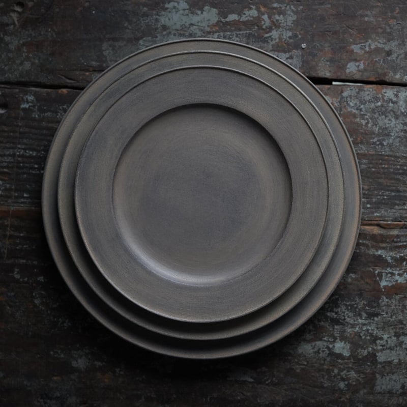 色漆リム皿_白 / 富井貴志 | gallery yaichi