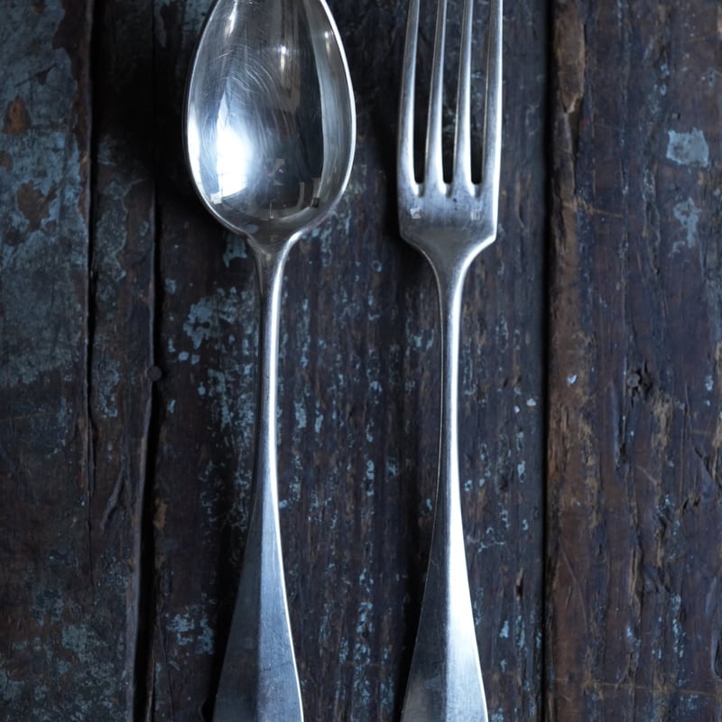 フォークとスプーン Amazon | フランス アンティーク 素敵なリボン 装飾 フォーク スプーン