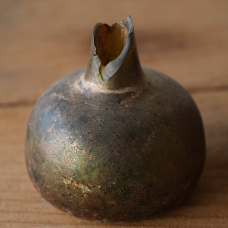 18世紀 銀化した発掘のオニオンボトル3点組 / （1700年代初頭