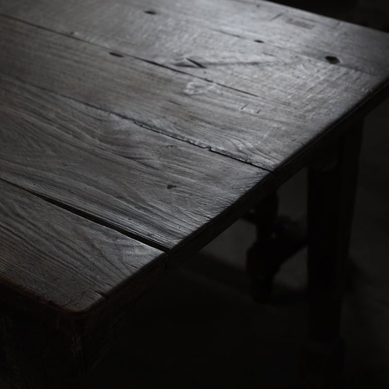 無垢材の大きなロングテーブル / 1800年代・フランス | gallery yaichi