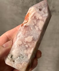 【ハイクオリティ】ピンクアメジスト×チェリーブロッサム共生タワー③◇ Pink Amethyst Tower◇天然石・パワーストーン