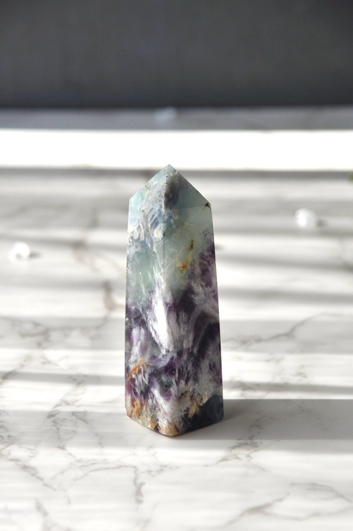 フローライト 天然石 Fluorite angel໒꒱· ゜ 【公式通販】