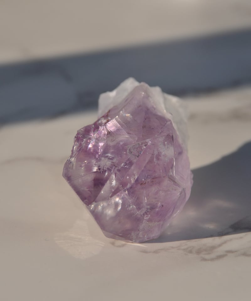 アメシスト（アメトリンファントム）原石 no.14 高品質 アメジスト・アメトリン ファントム【原石ポイント】