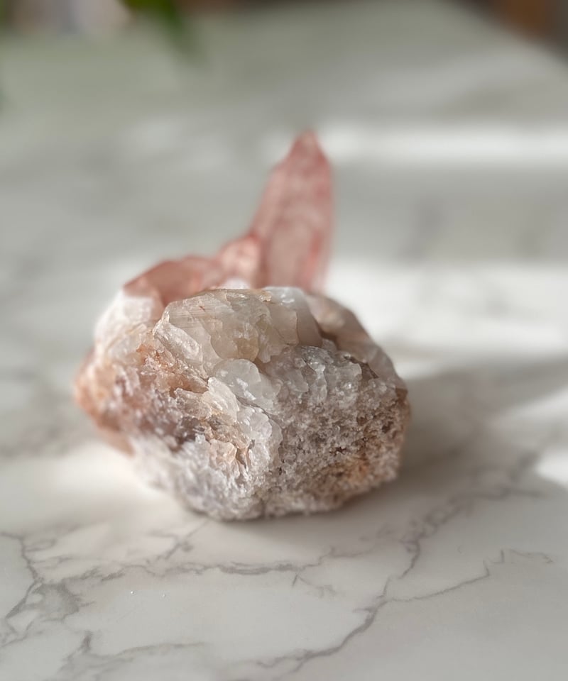 希少】ピンクレムリアンシード水晶クラスター | Cieli(シェリ)