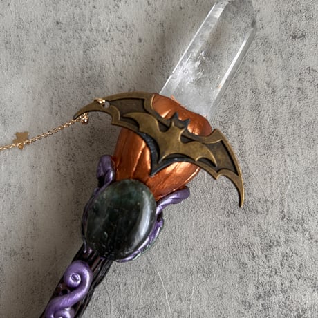 クリスタル・ワンド 魔法の杖 クリスタル ステッキ Amazon.co.jp: 妖精の魔女の杖 - クリスタルの杖 ウィッチ