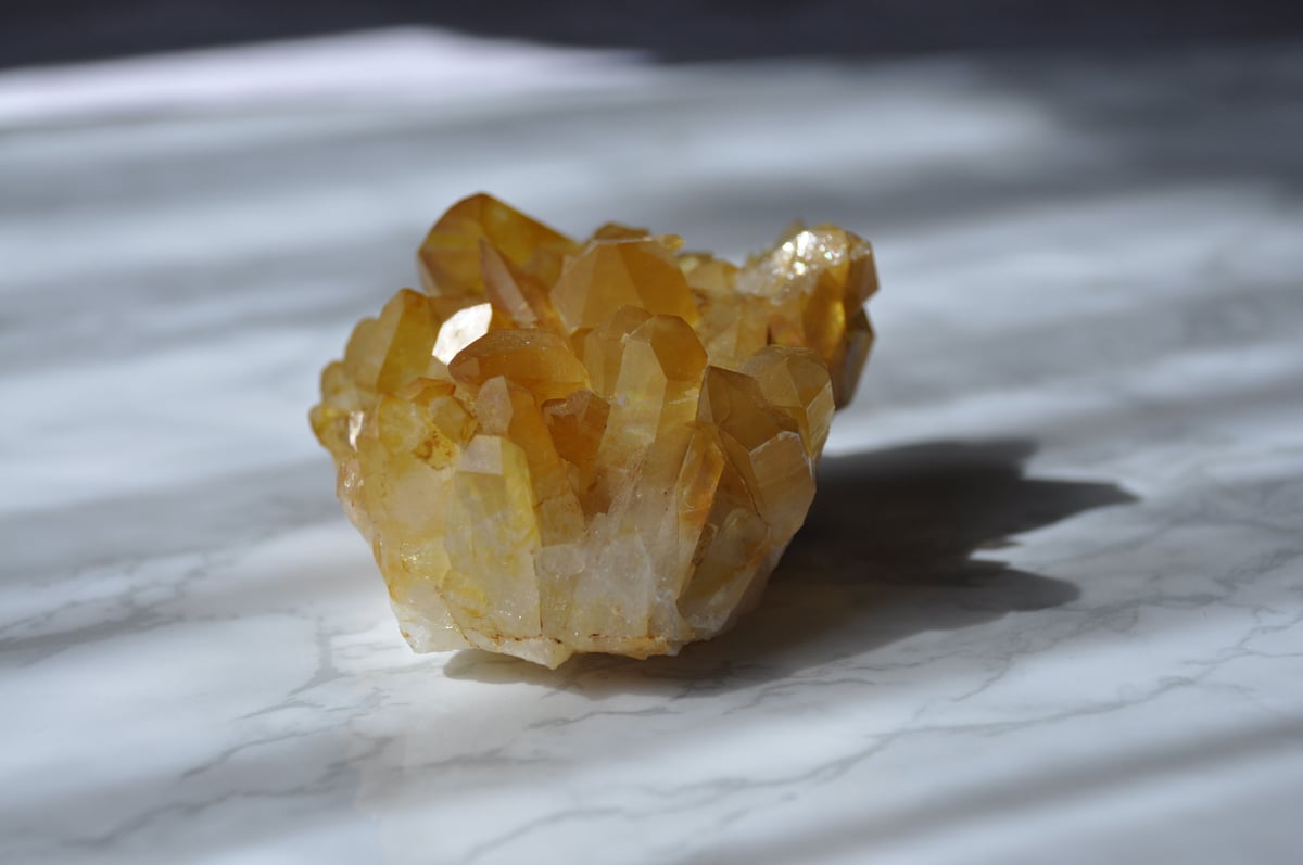 R　世界一美しいと称される聖なる黄金水晶　虹のファントムゴールデンヒーラー R様専用 世界一美しいと称される聖なる黄金水晶 虹のファントム
