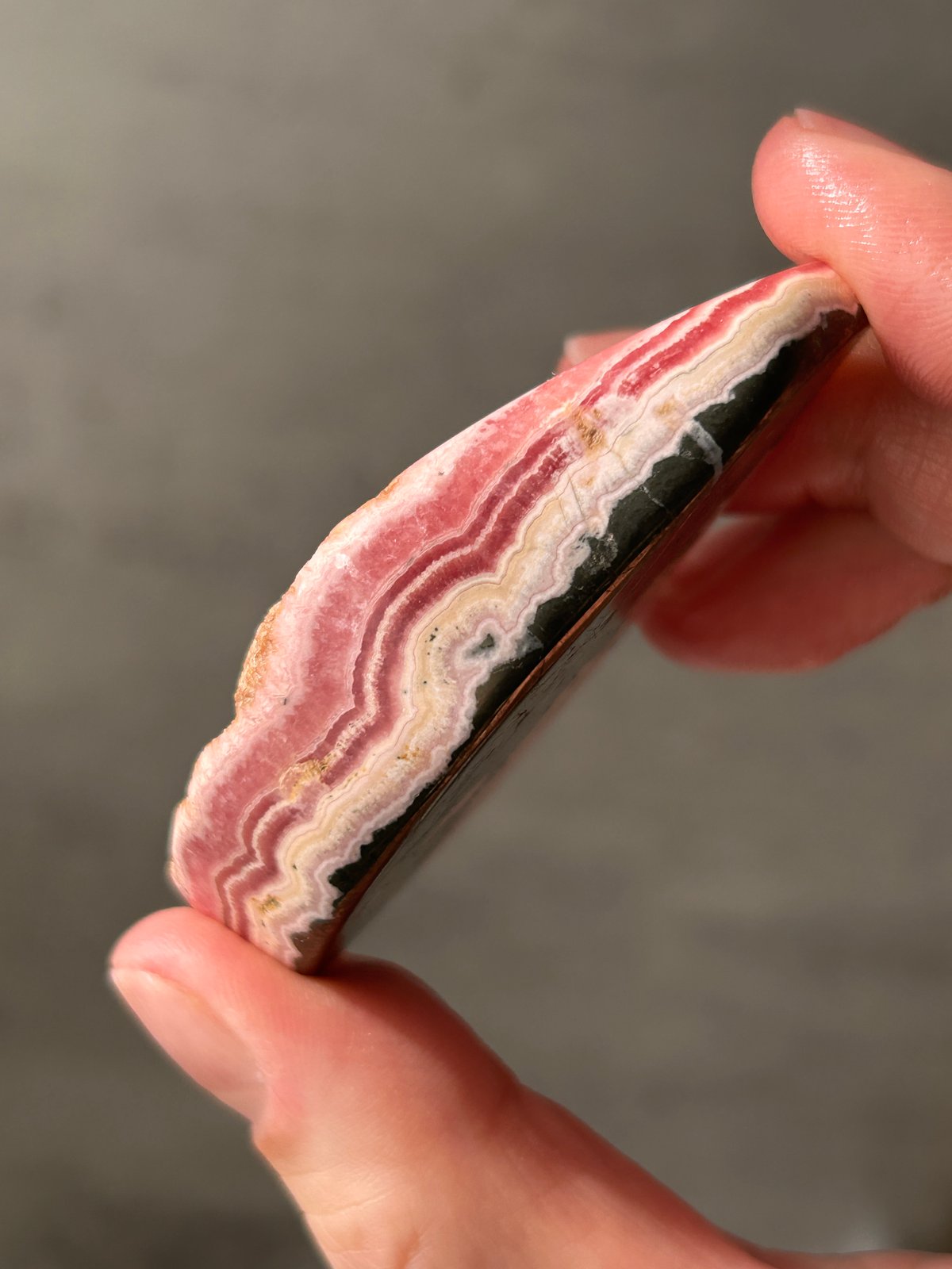 超レア】インカローズ(ロードクロサイト)×パイライト共生原石◇天然石