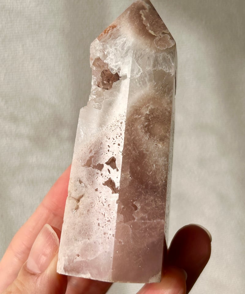 ピンクアメジスト　タワー2P ハイクオリティ】ピンクアメジストタワー②◇ Pink Amethyst Tower 置物