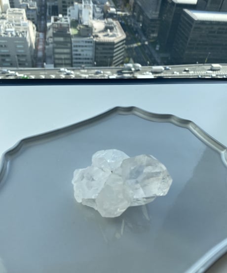 【愛を引き寄せ】トップグレード⭐︎アーカンソー産水晶クラスターレインボー・タイムリンク
