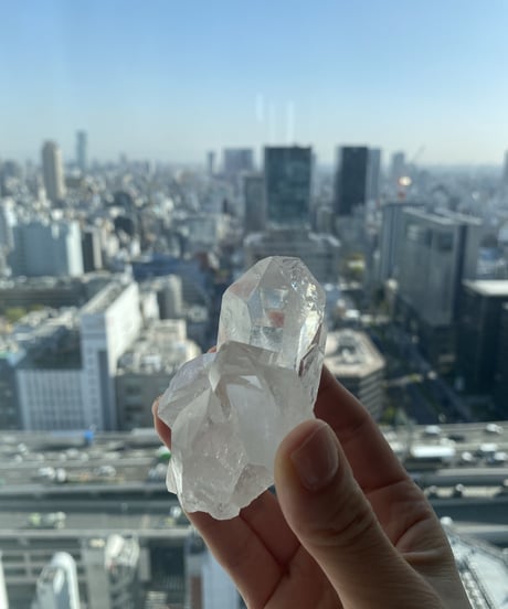 【愛を引き寄せ】トップグレード⭐︎アーカンソー産水晶クラスターレインボー・タイムリンク