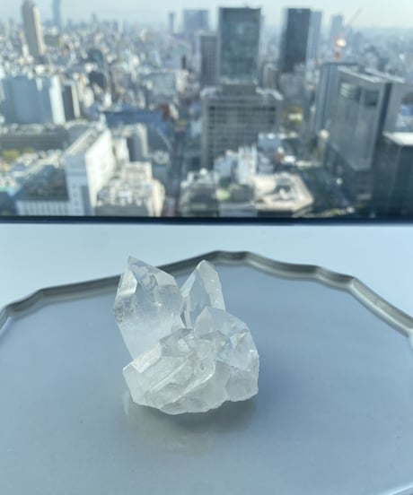 【愛を引き寄せ】トップグレード⭐︎アーカンソー産水晶クラスターレインボー・タイムリンク