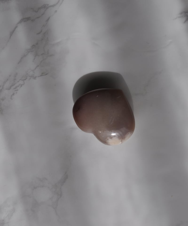 恋愛運アップ】桜瑪瑙(チェリーブロッサムアゲート)ハートタンブル