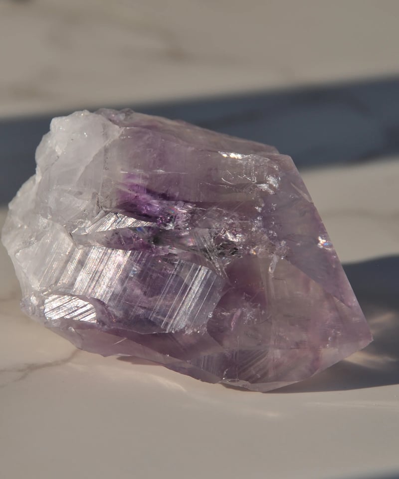 ファントム アメジストクラスター 原石 紫水晶 天然石 パワーストーン 魅力や才能を引き出す】ファントムアメジストクォーツ②原石♢天然石