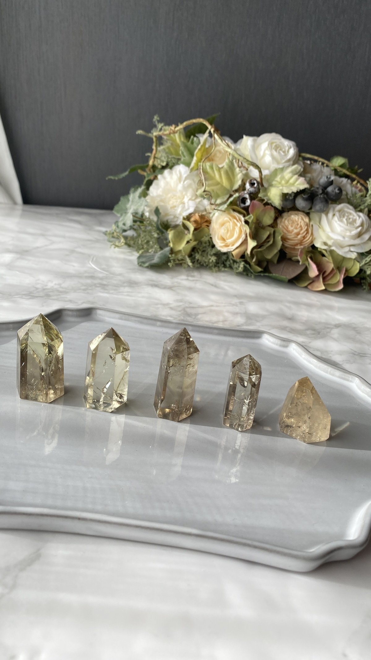 【恋愛・ビジネス運】レインボー　シトリンクォーツ　ポイント　原石 恋愛・ビジネス】レインボー シトリンクォーツ 磨き ポイント