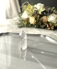 【潜在意識と繋がる】クリアクォーツ 水晶　ミニポイントタワー
