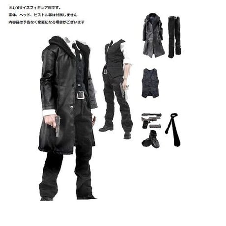 28869-joint-nopistol【ジョイント式 靴　Artcreator_BM 1/6 DOLLSFIGURE Male Leather Men Suit set(Ver.2)cc163】