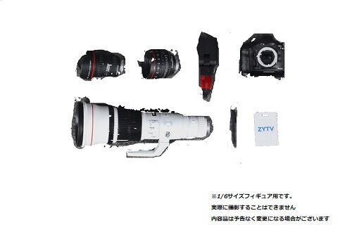 ZY-TOYS 1/6フィギュア用デジタル一眼レフカメラミニチュアZY16-20 ZYTOYS】ZY16-20 1/6 Digital SLR Camera Kit 1/6スケール