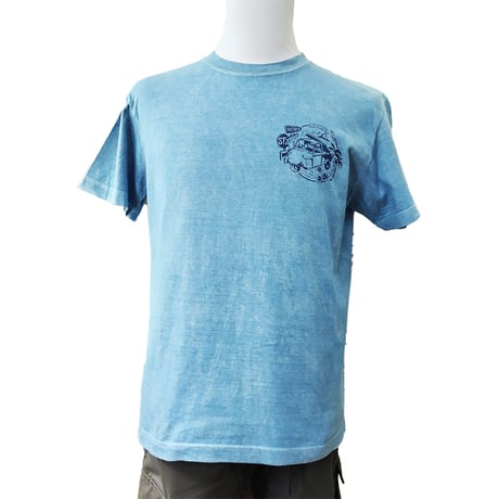 ミゼットとサザンビーチ半袖藍染Tシャツ