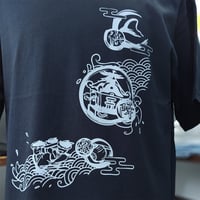 茅ケ崎　浜降祭Tシャツ　浜降　黒