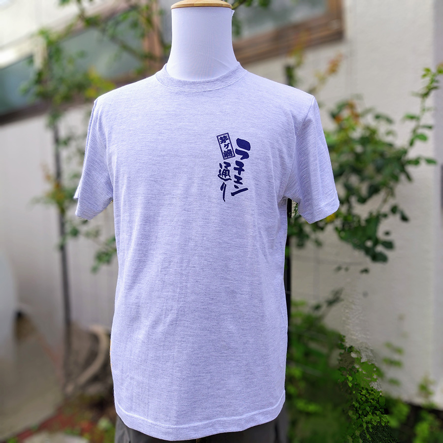茅ケ崎 ラチエン通りTシャツ アッシュグレー | find's STORE