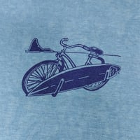 new 茅ヶ崎はビーチクルーザー半袖藍染Tシャツ