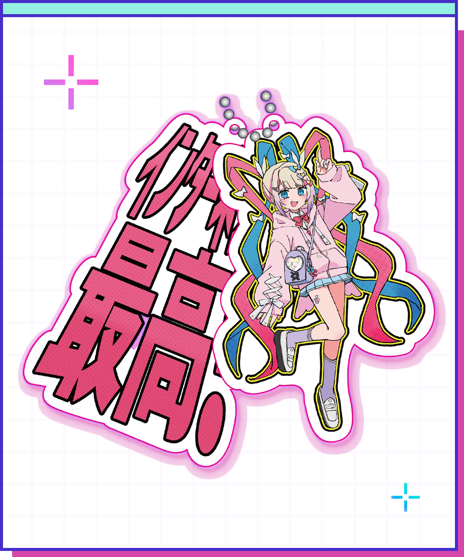 3774.先生超てんちゃん2連アクキー | NEEDY GIRL OVERDOSE OFFIC