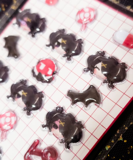 【POP-UP STORE in 原宿】ニディガ ぷっくりシール あめちゃん
