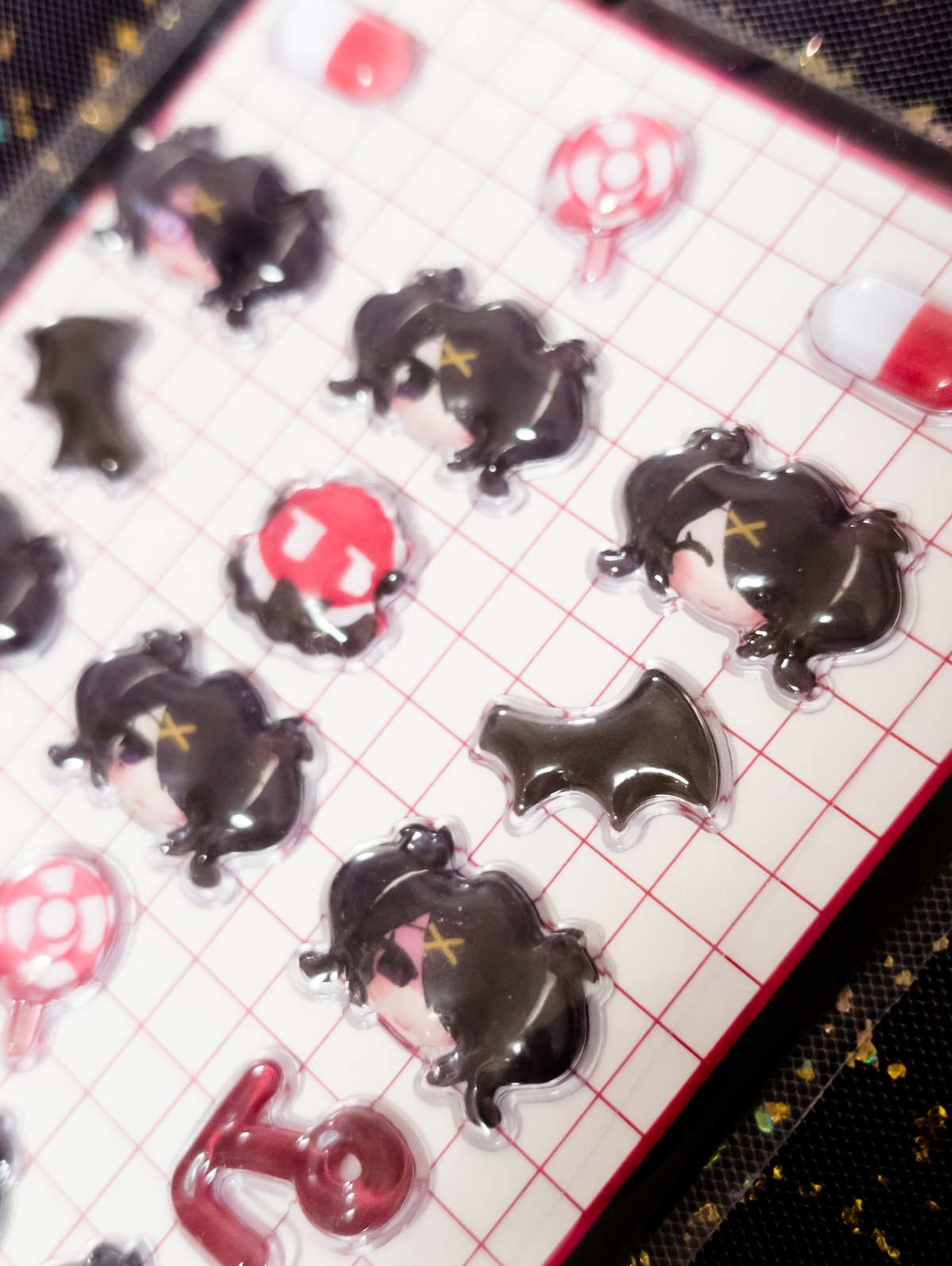 POP-UP STORE in 原宿】ニディガ ぷっくりシール あめちゃん | NEEDY