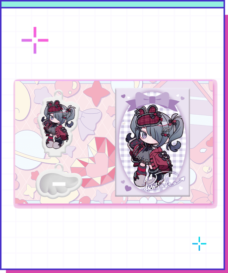 【ニディガ展4】あめちゃん2Wayアクリル＆トレカセット