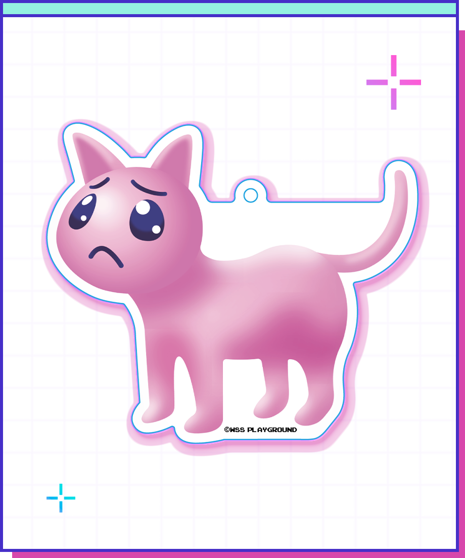 ぴえん猫アクリルキーホルダー | NEEDY GIRL OVERDOSE OFFICIAL S