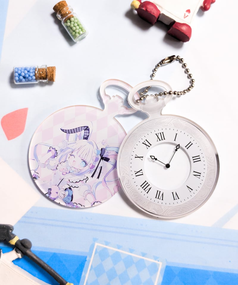 ニディガ展4】超てんちゃん懐中時計2連アクキー | NEEDY GIRL OVERDOSE
