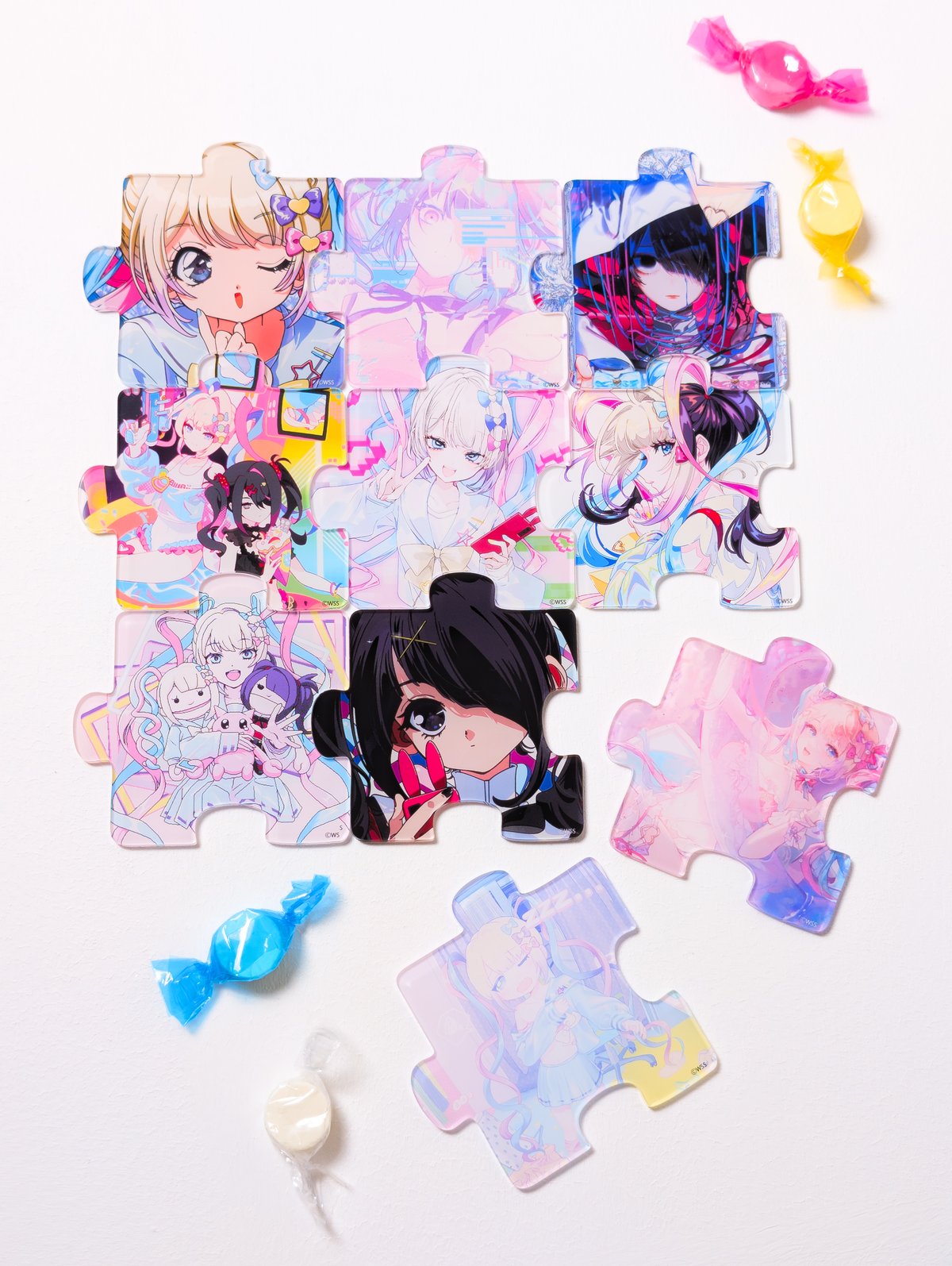 ニディガ アクリルコースター 超てんちゃん あめちゃん ニディガ展4 ニディガ展4】パズル型アクリルコースター | NEEDY GIRL OVERDOSE OFF