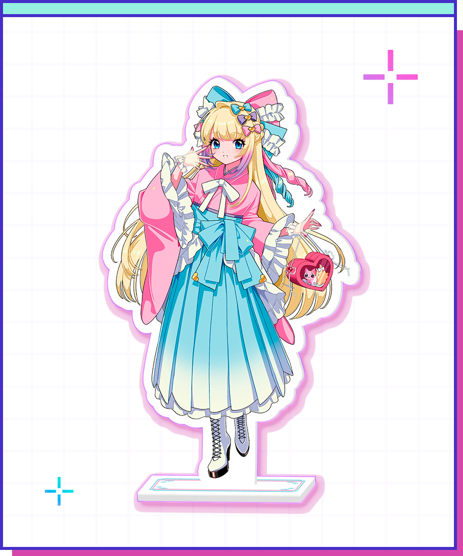 ニディガ東名阪POPUPSTORE】超てんちゃんレトロカラーアクリルスタンド