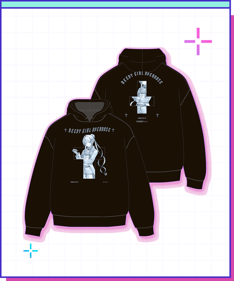 超てんちゃん　AW リフレクトプリントプルオーバーフーディー 超てんちゃんモデル fit=scale-down,w=1200