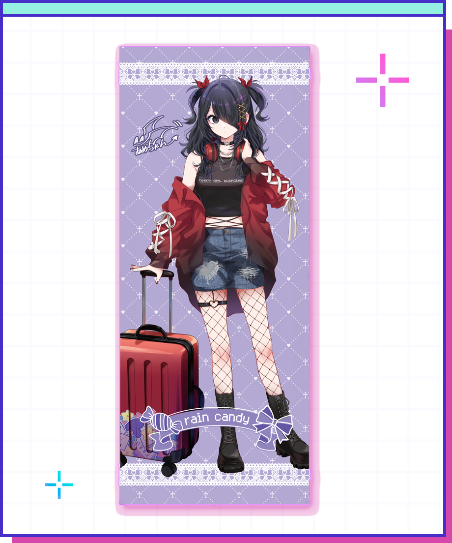 ニディガ東西POPUPSTORE】東西KV等身大タペストリーverあめちゃん