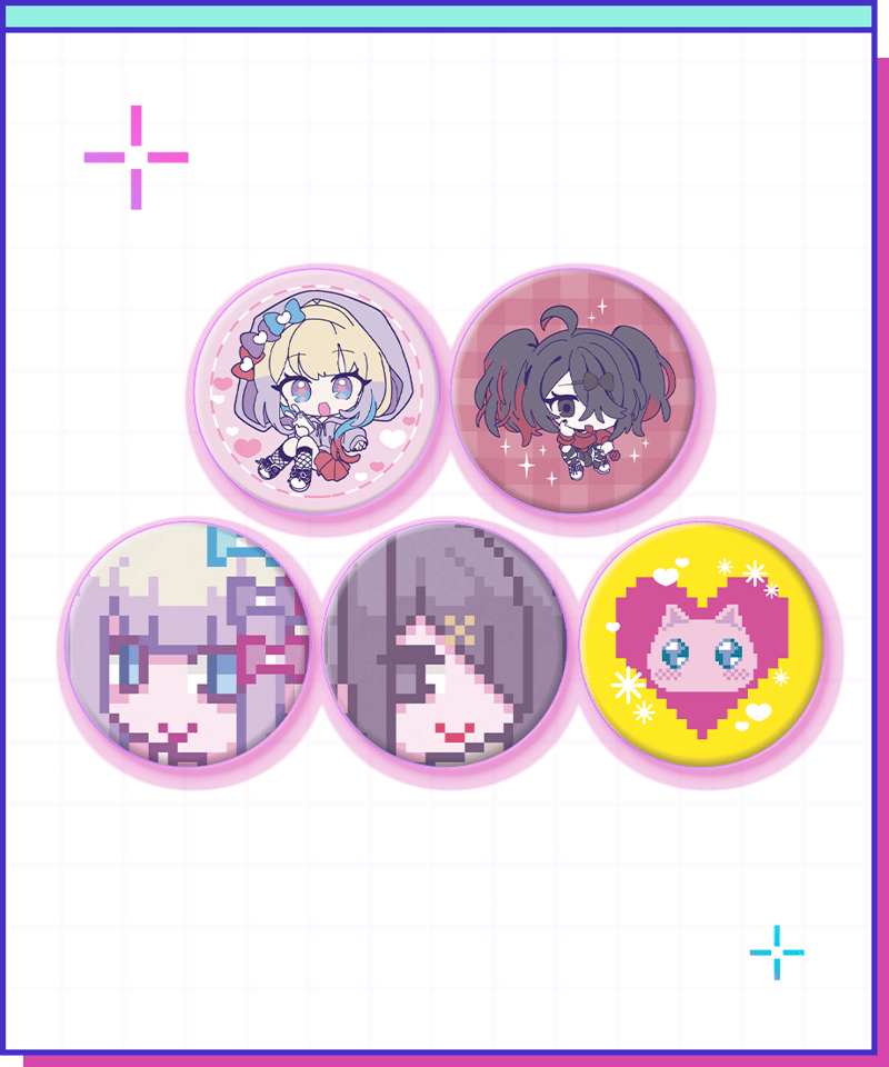 るかわ 缶バッジ ゆるふわ ゆるふわえんじぇるがーる】刺繍缶バッジコレクション | NEEDY GIRL