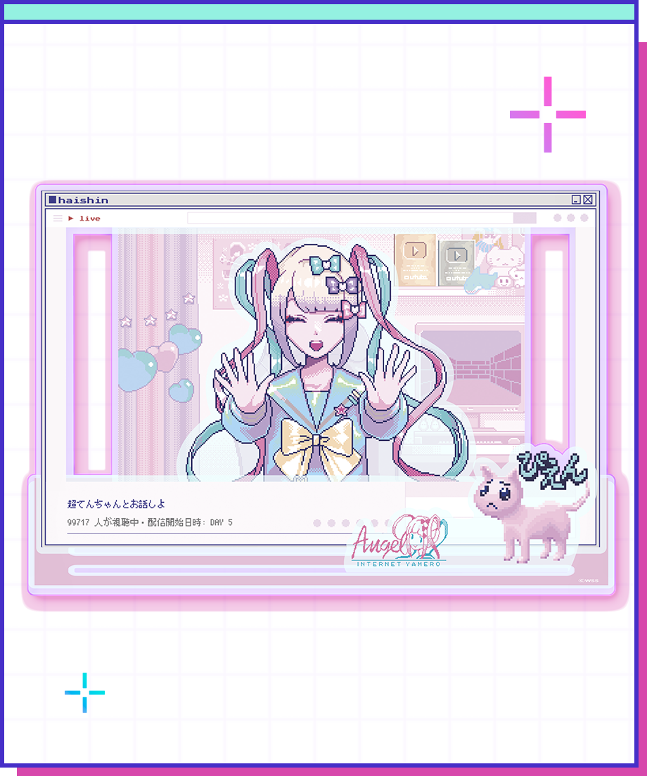 ニディガ 並べて遊んで配信画面ジオラマアクスタ＋特典 拡張アクリルセット original