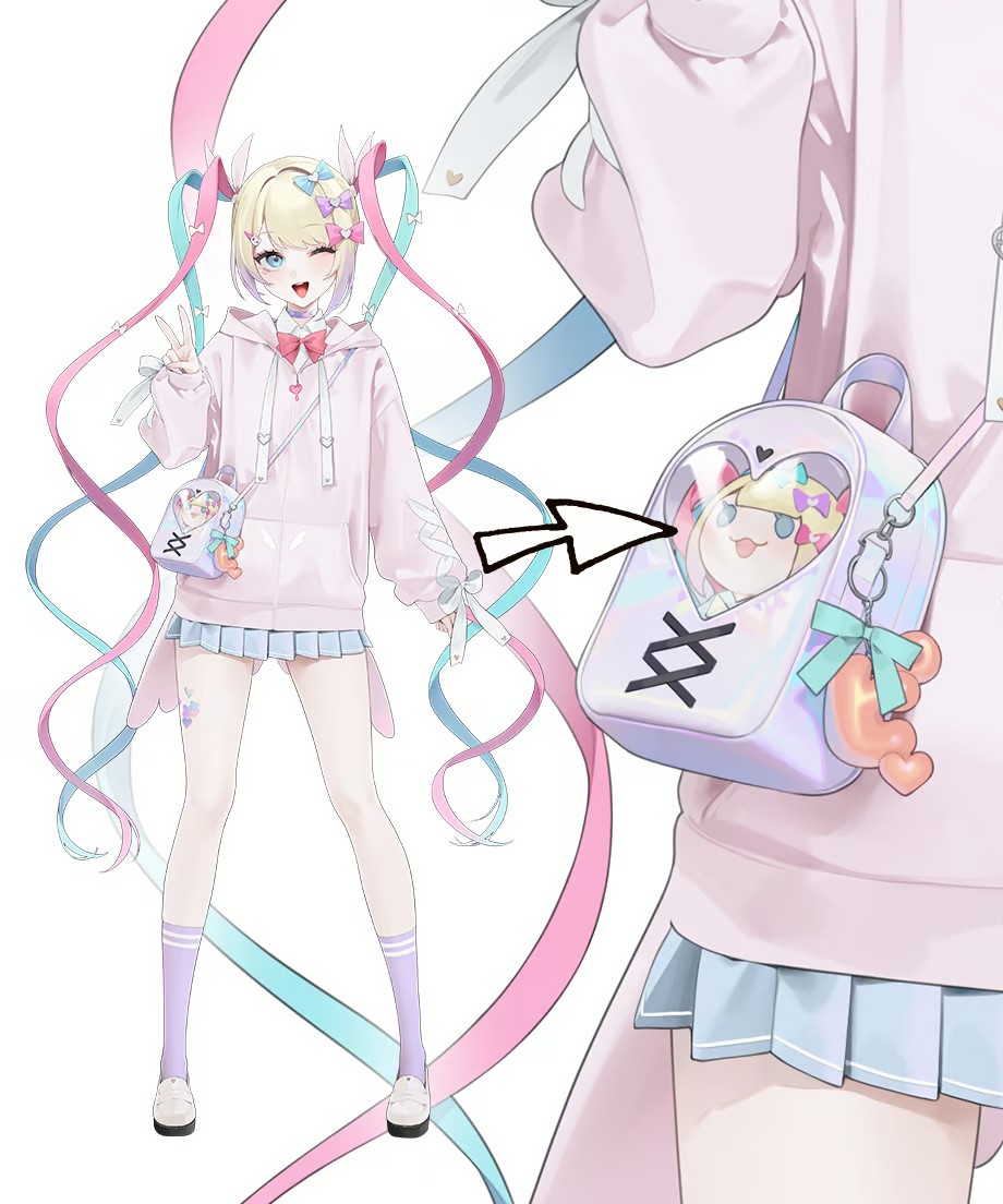 ニディガ展4開催記念過去グッズ祭り】お出かけぬいバッグ | NEEDY GIRL