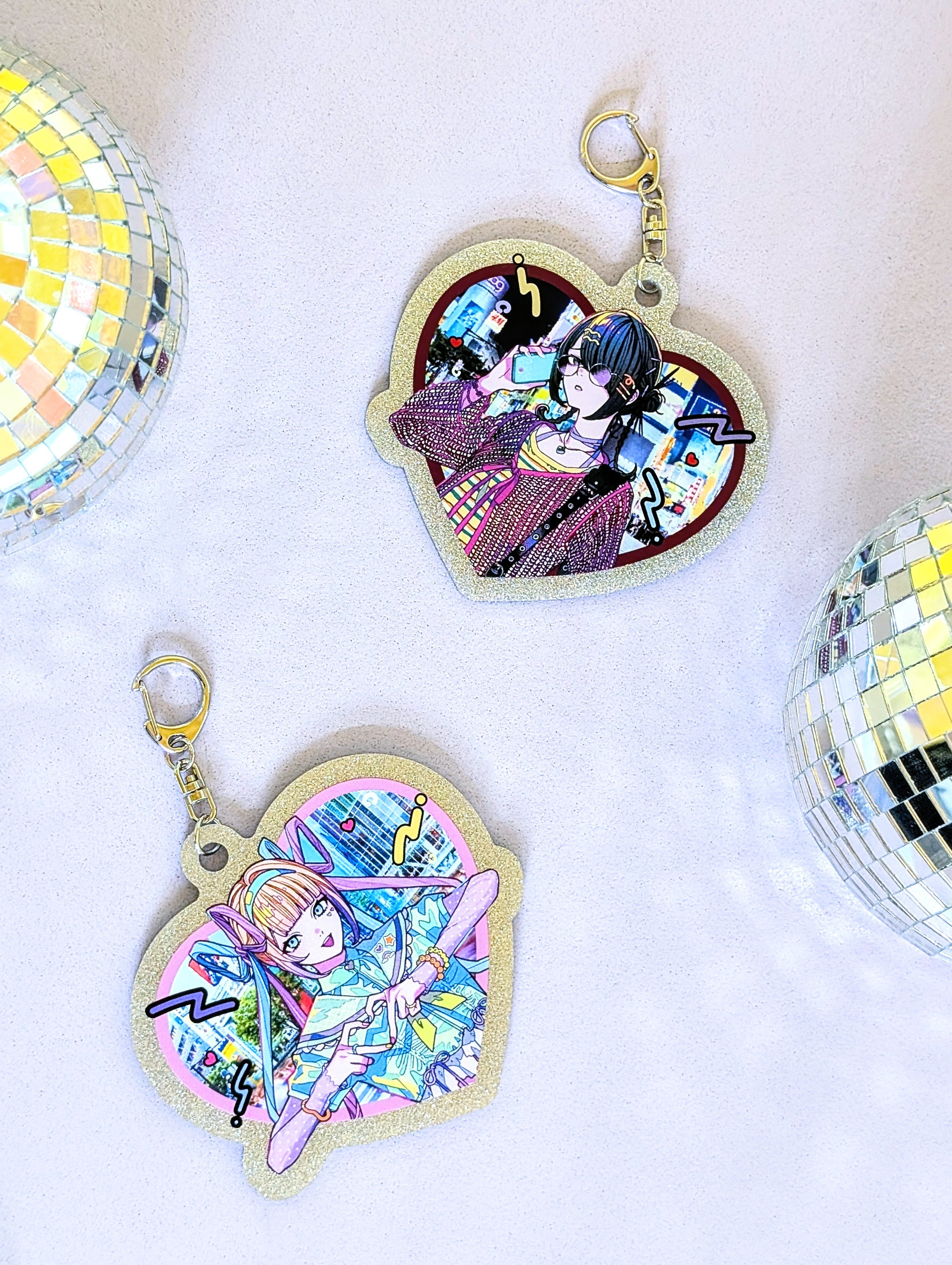TNK様御依頼品 ニディガ展4開催記念過去グッズ祭り】東名阪KVアクキー超てんちゃん